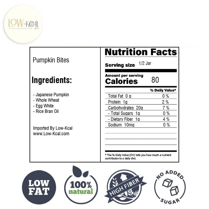 Clean Pumpkin Bites - Low - Kcal - Daylean - Clean Pumpkin Bites -