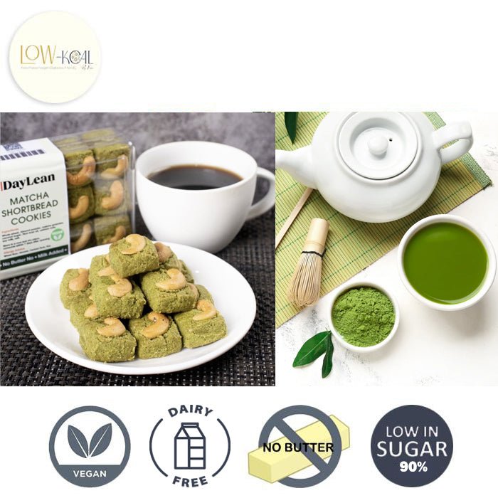 Daylean Matcha Cashew Nut Cookies ⭐Limited item⭐ - Low - Kcal - Daylean - Daylean Matcha Cashew Nut Cookies ⭐Limited item⭐ -