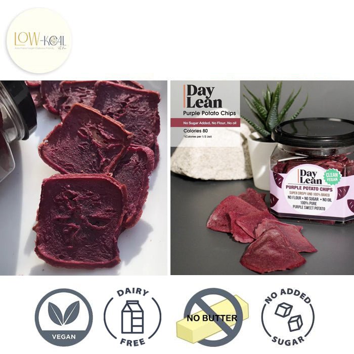 Clean Purple Potatoes Chips - Low - Kcal - Daylean - Clean Purple Potatoes Chips -