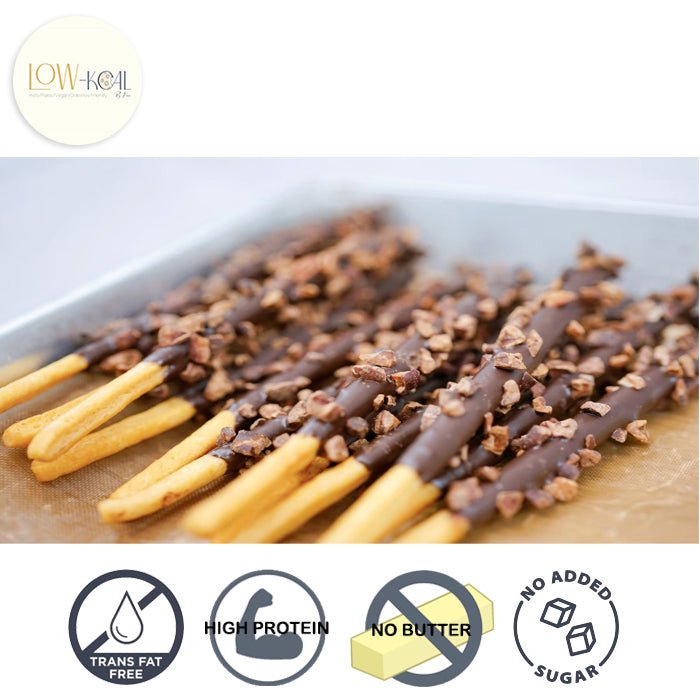 Chocolate Cacao Nibs Pocket Sticks - Low - Kcal - Giveboxs - Chocolate Cacao Nibs Pocket Sticks -
