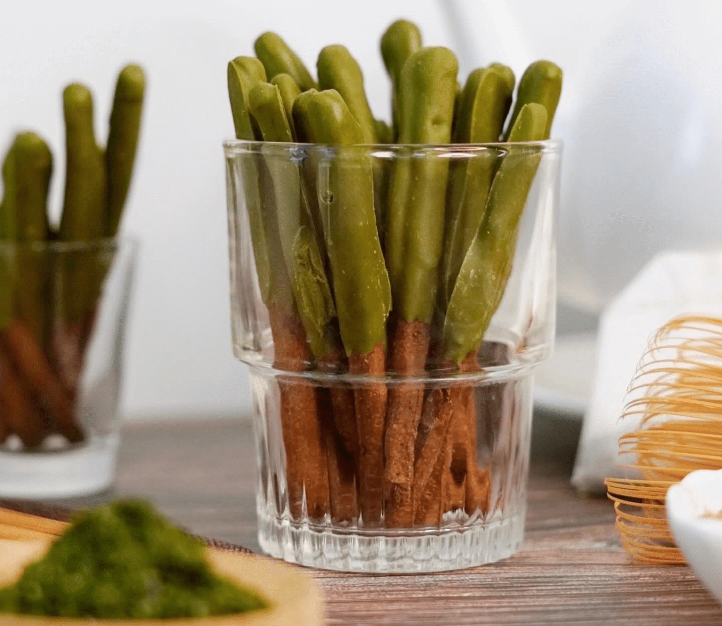 Organic Matcha Cacao Exclusive Pocket Sticks - Low - Kcal - Giveboxs - Organic Matcha Cacao Exclusive Pocket Sticks -