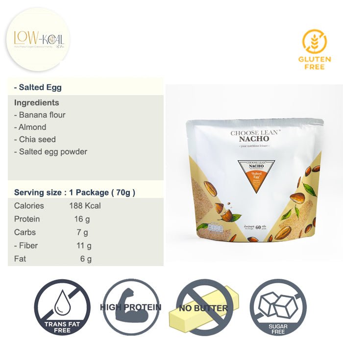 Lean Nacho - Salted Egg - Low - Kcal - PekoPeko - Lean Nacho - Salted Egg -