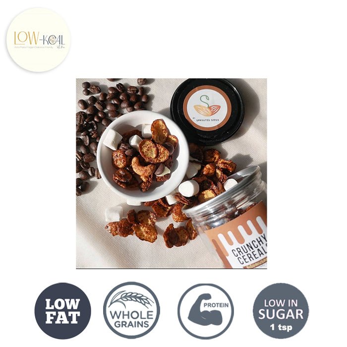 Crunchy Cereal Snack - Espresso Latte - Low - Kcal - Sprouted Seeds - Crunchy Cereal Snack - Espresso Latte - Low - Kcal - Sprouted Seeds - Crunchy Cereal Snack - Espresso Latte -
