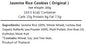 Jasmine Rice Cookies ( Matcha, Thai Tea, Taro, Peach, Banana, Espresso, Pumpkin, Hojicha ,Salted egg chicken, Kiwi, Coconut )