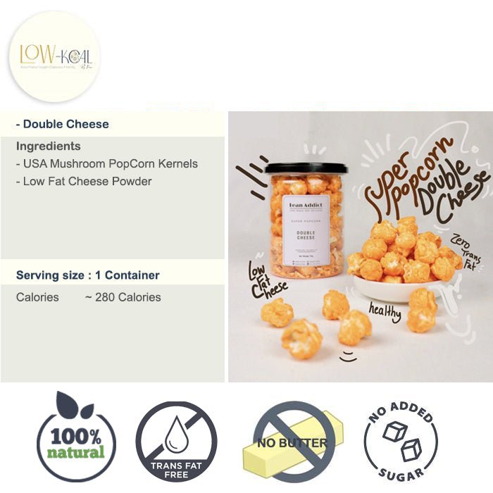 Lean Super Popcorn ⭐Limited items⭐ - Low - Kcal - Daylean - Double Cheese - Lean Super Popcorn ⭐Limited items⭐ - 