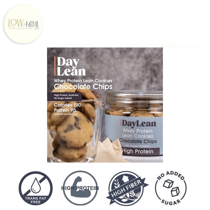 Whey Protein Lean Cookies - ( Chocolate Chips, Dark Chocolate ) - Low - Kcal - Daylean - Chocolate Chips - Whey Protein Lean Cookies - ( Chocolate Chips, Dark Chocolate ) - Low - Kcal - Daylean - Chocolate Chips - Whey Protein Lean Cookies - ( Chocolate Chips, Dark Chocolate ) - 