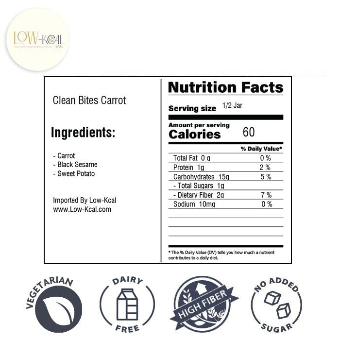 Clean Bites Carrot ⭐New⭐ - Low - Kcal - Daylean - Clean Bites Carrot ⭐New⭐ - Low - Kcal - Daylean - Clean Bites Carrot ⭐New⭐ - 