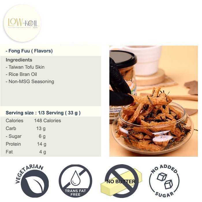 Fong Fuu Tofu Skin Crisps ⭐New⭐ - Low - Kcal - Daylean - Original - Fong Fuu Tofu Skin Crisps ⭐New⭐ - Low - Kcal - Daylean - Original - Fong Fuu Tofu Skin Crisps ⭐New⭐ - 