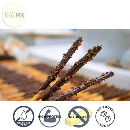 Chocolate Cacao Nibs Pocket Sticks - Low - Kcal - Giveboxs - Chocolate Cacao Nibs Pocket Sticks - 