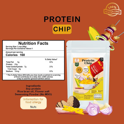 Baked Protein Chip - Low - Kcal - Giveboxs - Truffle - Baked Protein Chip - 