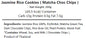 Jasmine Rice Cookies ( Matcha, Thai Tea, Taro, Peach, Banana, Espresso, Pumpkin, Hojicha ,Salted egg chicken, Kiwi, Coconut )