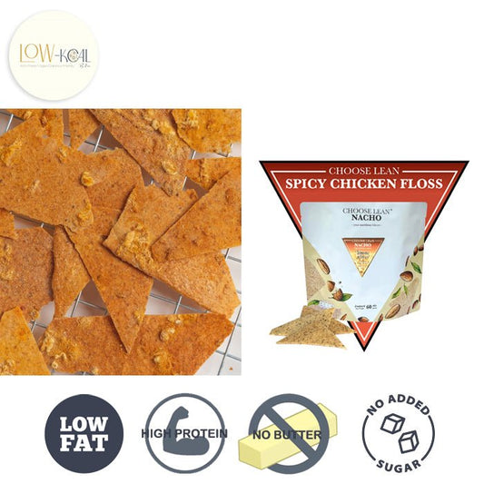 Lean Nacho - Spicy Chicken Floss - Low - Kcal - PekoPeko - Lean Nacho - Spicy Chicken Floss - 