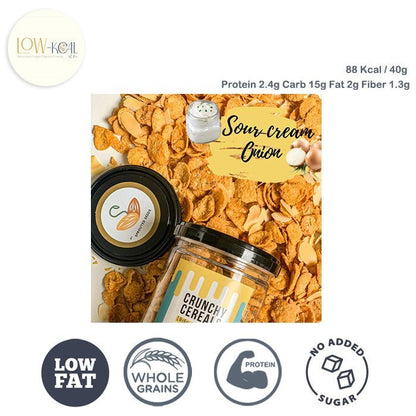 Crunchy Cereal Snack - ( Truffle, Extreme Cheese, Sour Cream ) - Low - Kcal - Sprouted Seeds - Sour Cream & Onion - Crunchy Cereal Snack - ( Truffle, Extreme Cheese, Sour Cream ) - Low - Kcal - Sprouted Seeds - Sour Cream & Onion - Crunchy Cereal Snack - ( Truffle, Extreme Cheese, Sour Cream ) - 